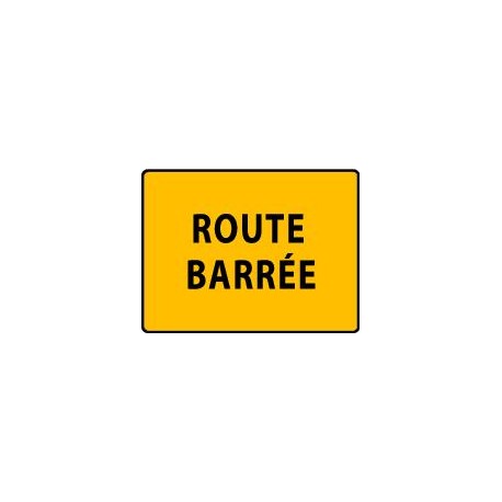 route barrée