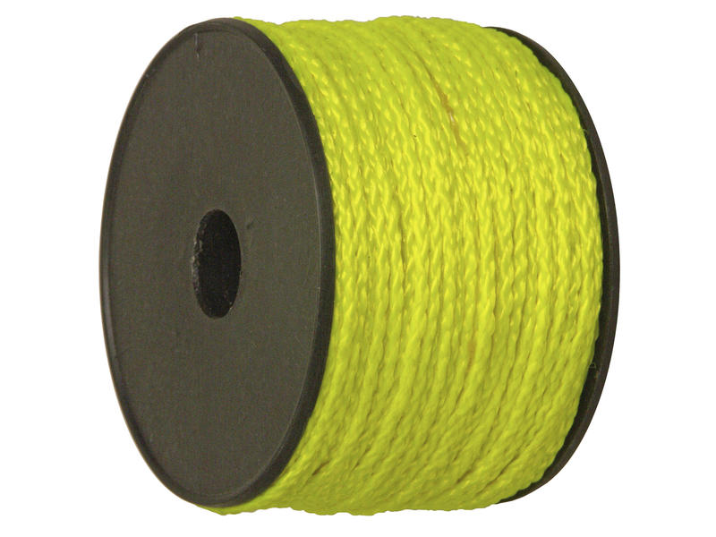 Fil macon nylon fluo jaune 2mm 50 m