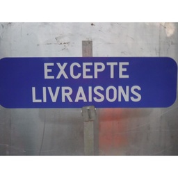 Excepté livraisons